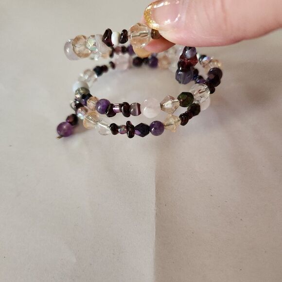 Unbranded Bundle Fashion Jewelry Braclet Set Of 6 Variety Cuff, Beaded, Clasp - Picture 9 of 12